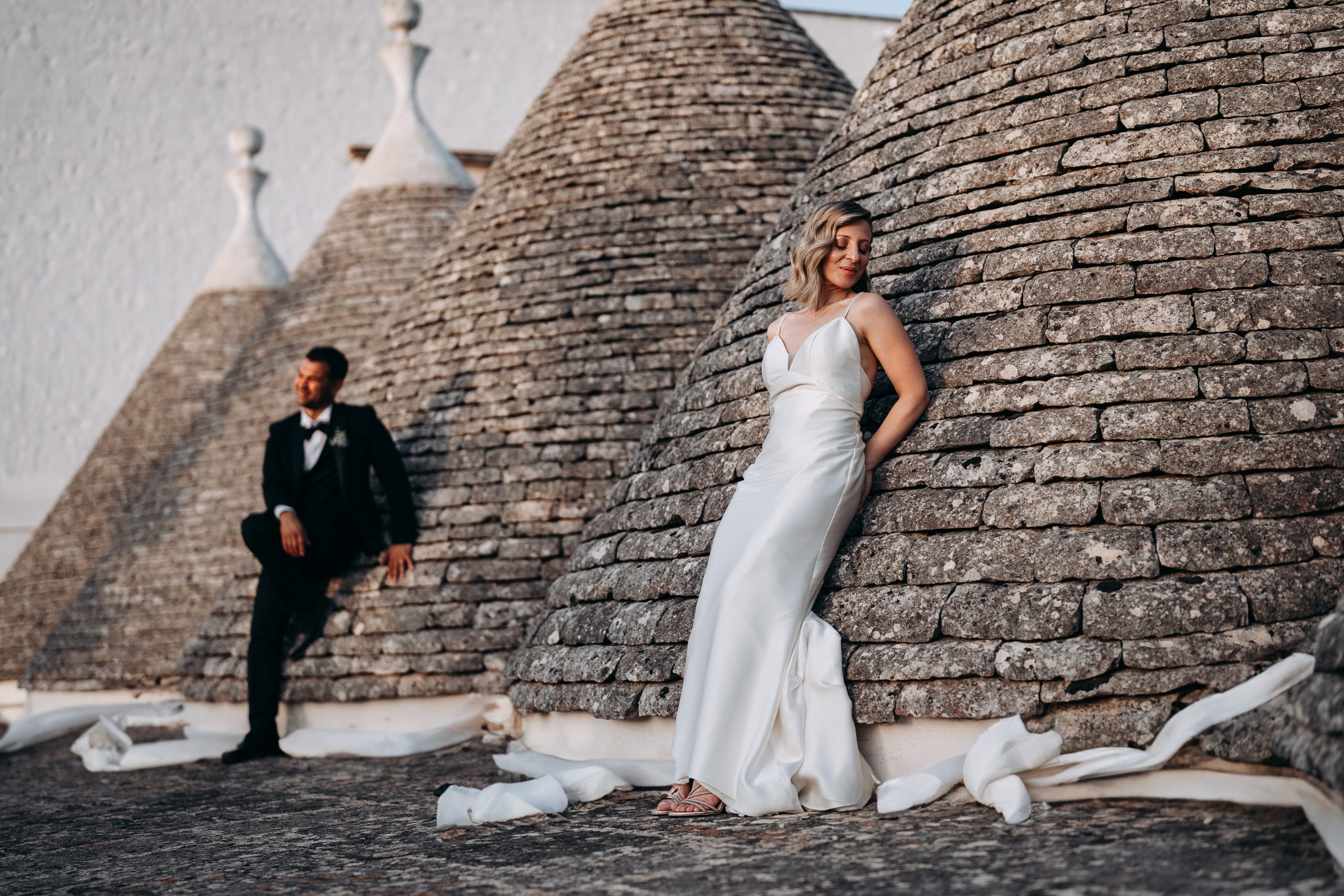 fotografo matrimonio Puglia tra trulli e architettura della Valle d’Itria