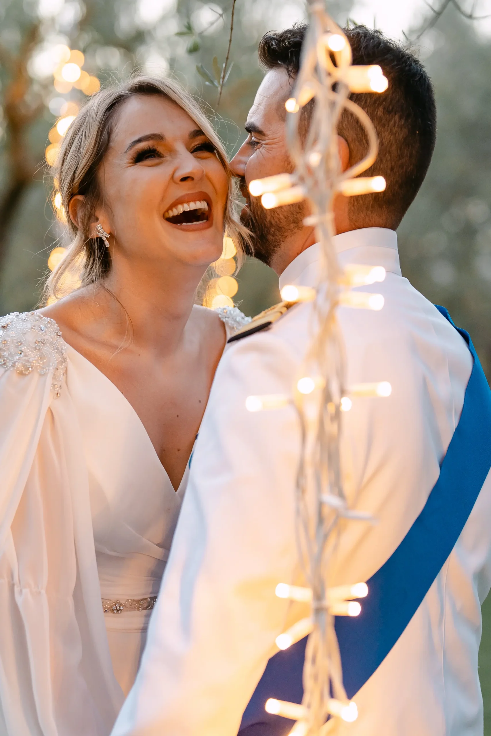 Momenti di coppia durante il matrimonio a Masseria Luco